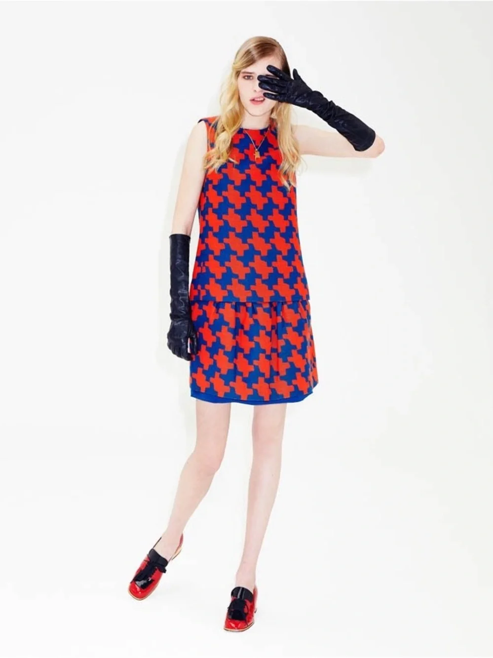 DVF retro dress set